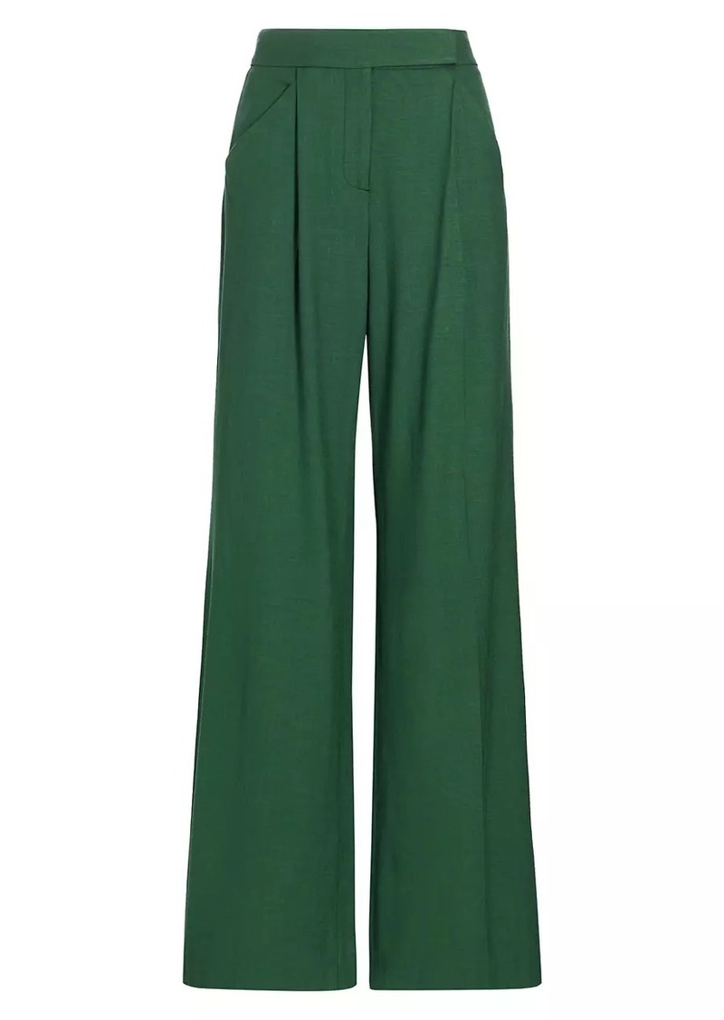 Veronica Beard Marbeau Wide-Leg Pants