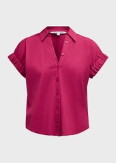 Veronica Beard Matera Button-Front Shirt
