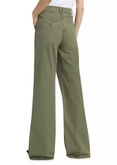 Veronica Beard Mia Pleated Wide-Leg Pants