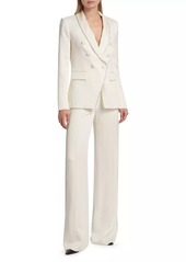 Veronica Beard Millicent Crystal-Trim Trousers