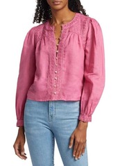 Veronica Beard Mysie Embroidered Top