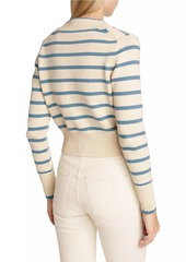 Veronica Beard Noorie Stripe Cotton Cardigan