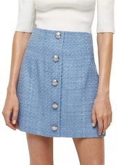 Veronica Beard Rubra Tweed Miniskirt