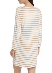 Veronica Beard Ruta Striped Shift Minidress