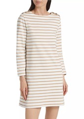 Veronica Beard Ruta Striped Shift Minidress