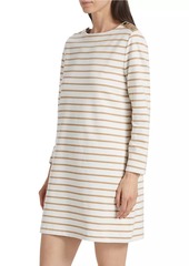 Veronica Beard Ruta Striped Shift Minidress