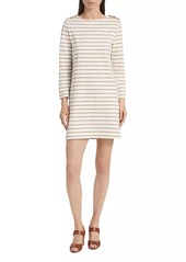 Veronica Beard Ruta Striped Shift Minidress