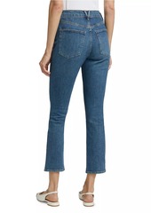 Veronica Beard Ryleigh High-Rise Ankle Slim Jeans