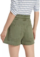 Veronica Beard Salma Twill High-Rise Shorts