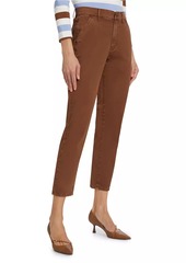 Veronica Beard Sia Twill Chino Tapered Pants