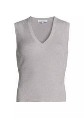 Veronica Beard Sid Metallic Knit Sweater