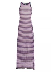 Veronica Beard Sivan Striped Knit Maxi Dress