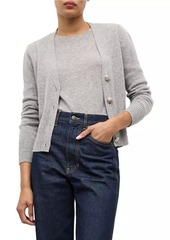 Veronica Beard Solene Cashmere V-Neck Cardigan