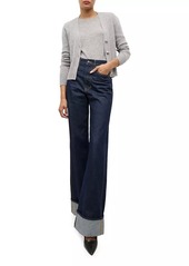 Veronica Beard Solene Cashmere V-Neck Cardigan