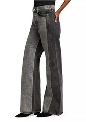 Veronica Beard Taylor Denim High-Rise Wide-Leg Jeans