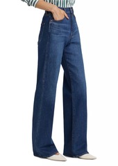 Veronica Beard Taylor High-Rise Wide-Leg Jeans