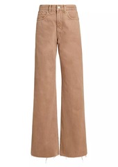 Veronica Beard Taylor High-Rise Wide-Leg Jeans