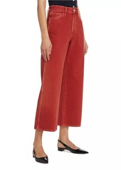 Veronica Beard Taylor Wide-Leg Crop Jeans