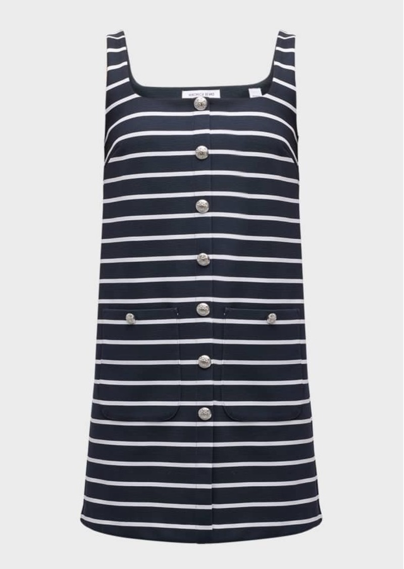 Veronica Beard Tibbie Stripe Mini Shift Dress