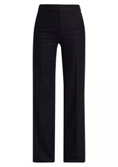Veronica Beard Tonelli Wool Pinstripe Pants