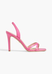 Veronica Beard - Analita leather slingback sandals - Pink - US 7