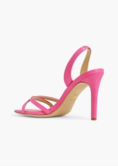 Veronica Beard - Analita leather slingback sandals - Pink - US 7