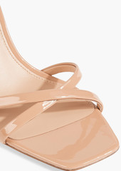 Veronica Beard - Analita patent-leather slingback sandals - Neutral - US 5
