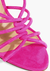 Veronica Beard - Aneesha twisted suede sandals - Pink - US 7