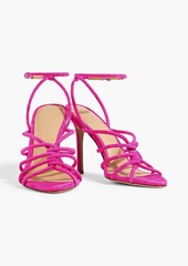 Veronica Beard - Aneesha twisted suede sandals - Pink - US 7