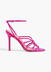 Veronica Beard - Aneesha twisted suede sandals - Pink - US 6
