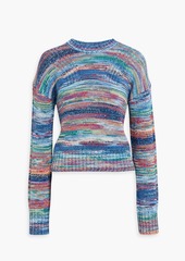 Veronica Beard - Asmara marled cotton sweater - Blue - S