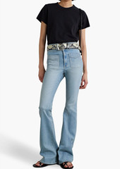 Veronica Beard - Beverly high-rise flared jeans - Blue - 30