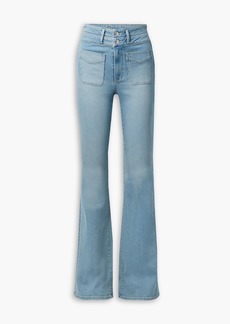 Veronica Beard - Beverly high-rise flared jeans - Blue - 23