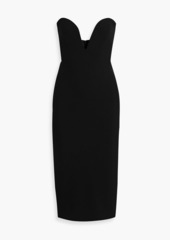 Veronica Beard - Colebrook strapless cady midi dress - Black - US 00