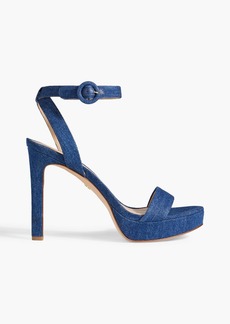 Veronica Beard - Darcelle denim platform sandals - Blue - US 11