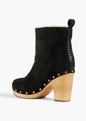 Veronica Beard - Daxi shearling ankle boots - Black - US 5