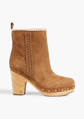 Veronica Beard - Daxi shearling ankle boots - Brown - US 12