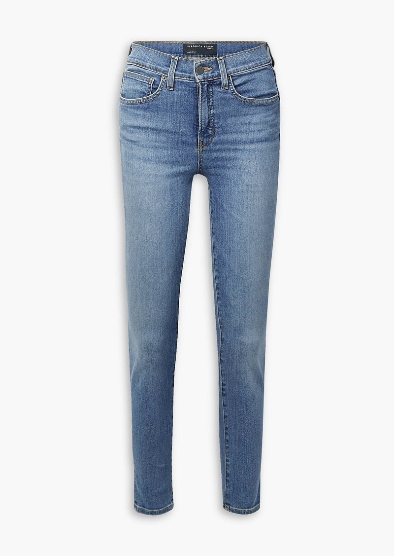 Veronica Beard - Debbie high-rise skinny jeans - Blue - 23