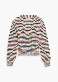 Veronica Beard - Dorla striped crochet-knit wool-blend cardigan - Multicolor - XS