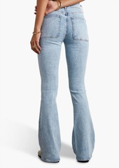 Veronica Beard - Florence high-rise flared jeans - Blue - 24