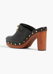 Veronica Beard - Giles leather platform mules - Black - US 6