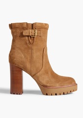 Veronica Beard - Hannigan suede ankle boots - Brown - US 9.5