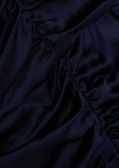 Veronica Beard - Kupa strapless stretch-silk satin midi dress - Blue - US 0