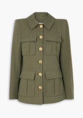 Veronica Beard - Lambert Dickey grain de poudre cotton-blend jacket - Green - US 10