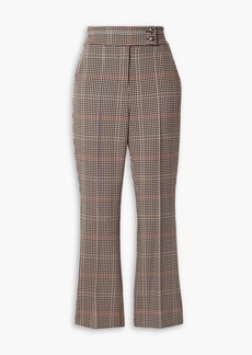 Veronica Beard - Montlake houndstooth tweed kick-flare pants - Brown - US 0