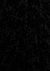 Veronica Beard - Ruthie twist-front devoré-velvet maxi dress - Black - US 2