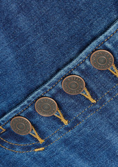 Veronica Beard - Stratton high-rise slim-leg jeans - Blue - 26