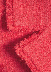 Veronica Beard - Theron double-breasted cotton-blend tweed blazer - Orange - US 6