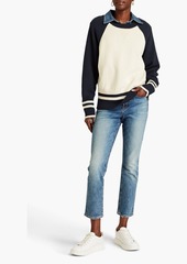 Veronica Beard - Two-tone cotton sweater - Blue - S