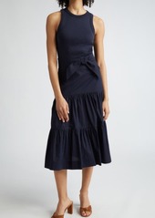 Veronica Beard Austyn Belted Sleeveless Dress